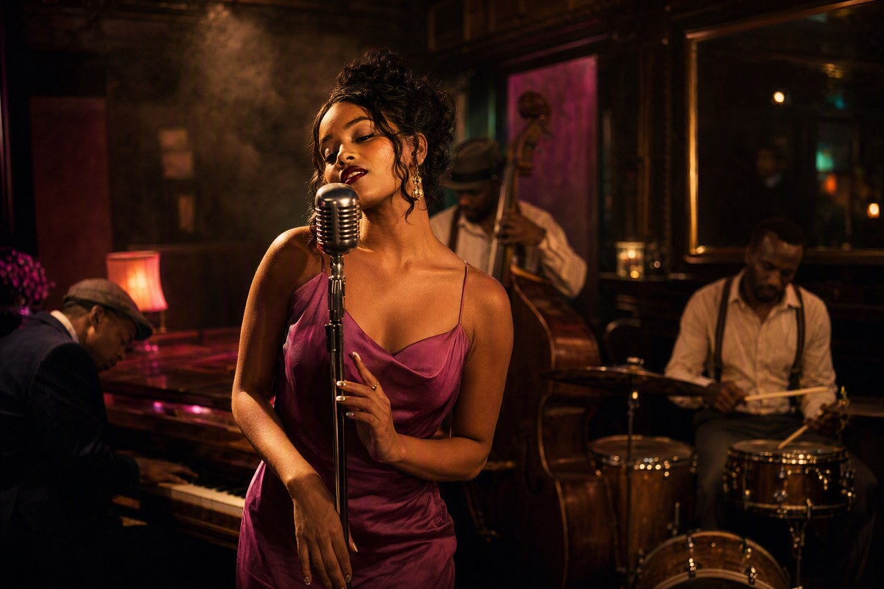 Jazz Club Performance AI MV editorial cover