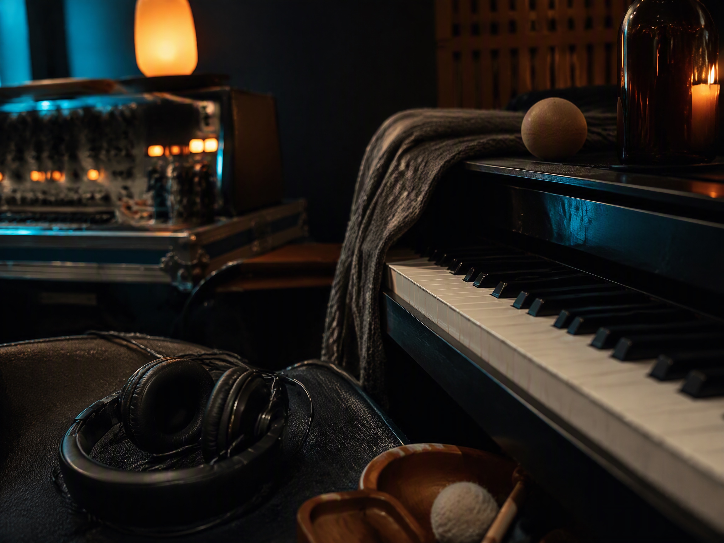 Close-up sound texture inspired by massage music
