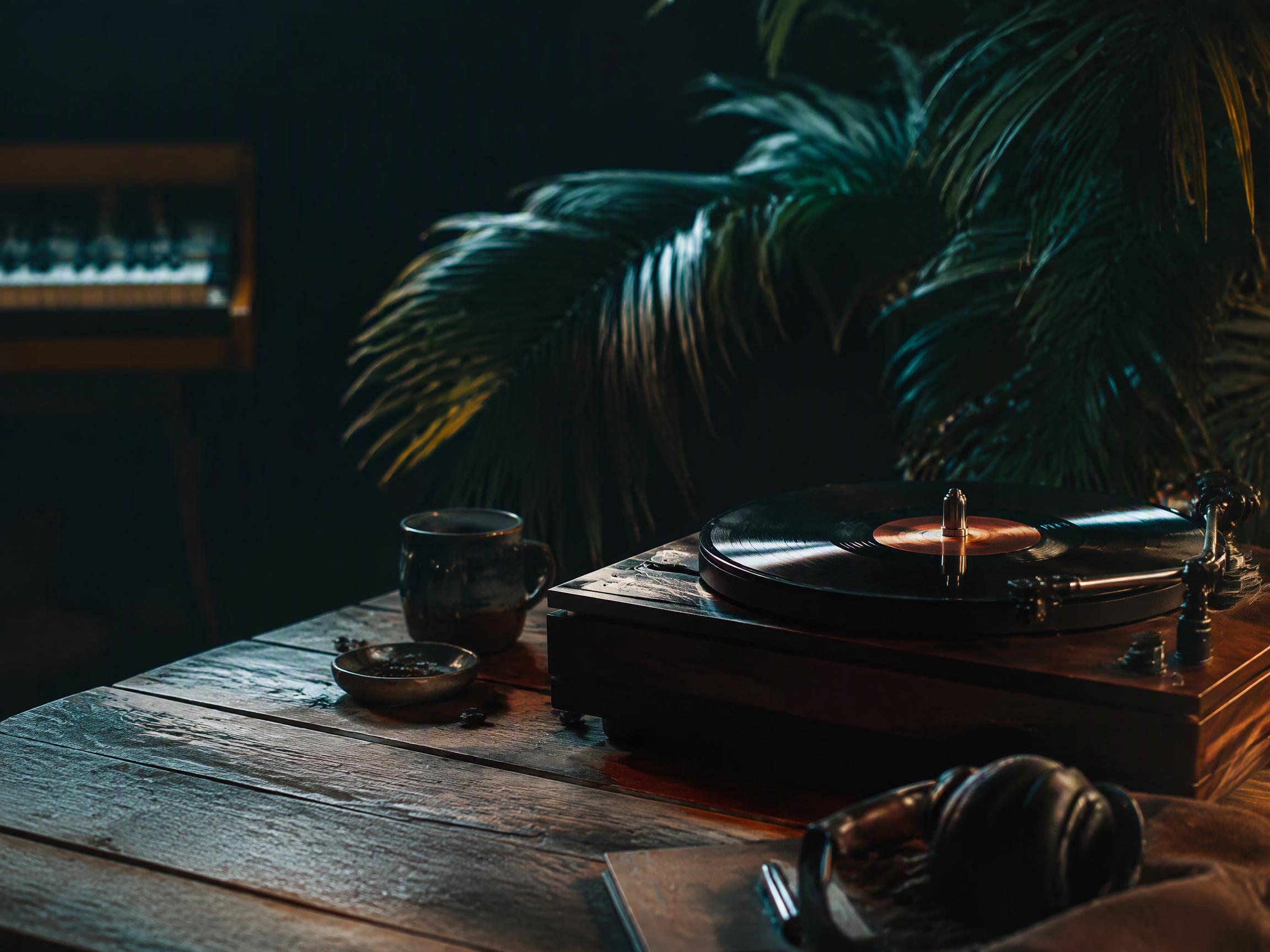 Close-up sound texture inspired by relax music