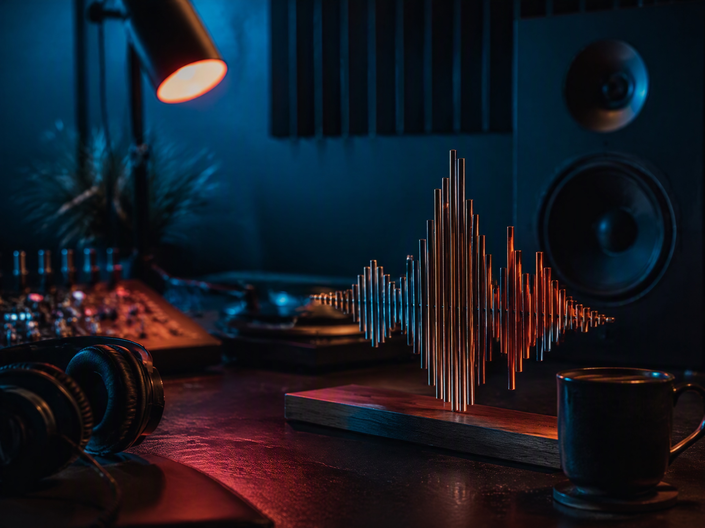 Close-up sound texture inspired by udio vs mureka music